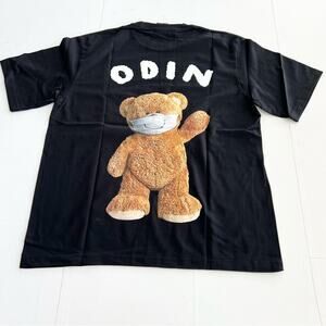 New HEYBIG Graphic Short Sleeve Tee Shirt TH-247 UNISEX SIZE L Odin Teddy Bear